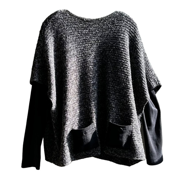 JM Collections Overhead Short Sleeve Cotton Blend Sweater Vest - Picture 3 of 9